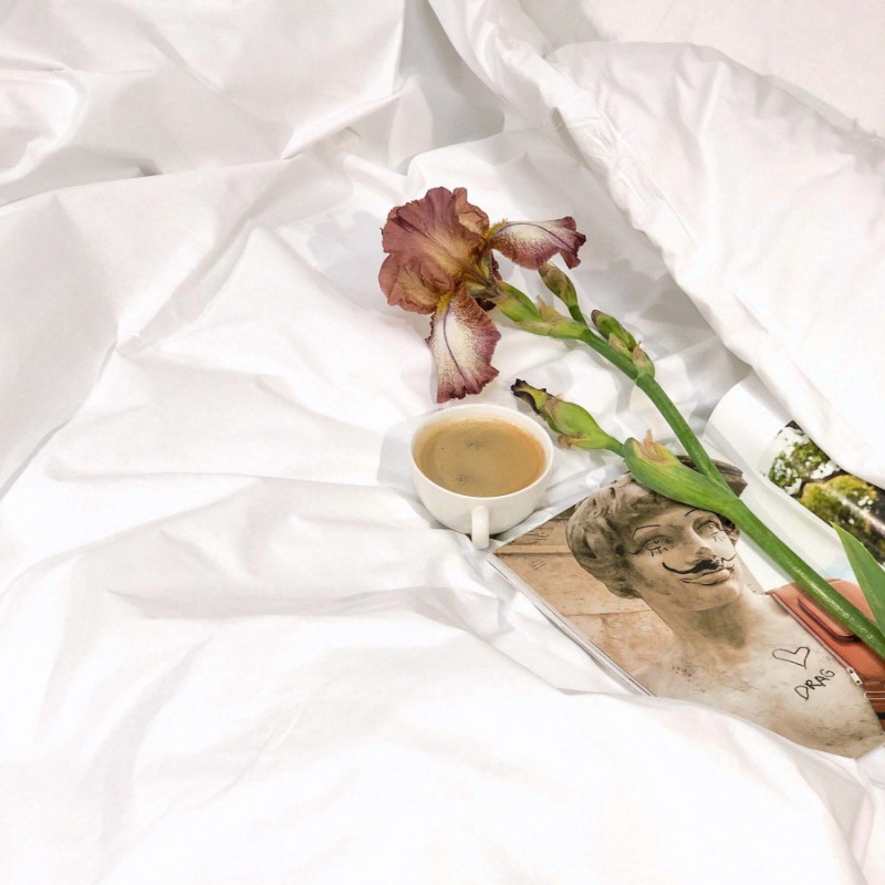 Комплект постільної білизни Вилюта Сімейний ранфорс Вибілений