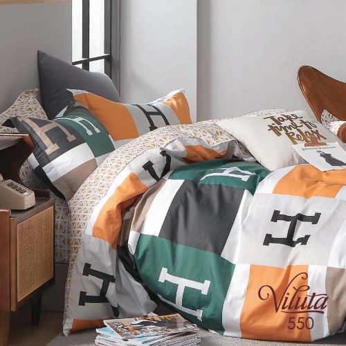 Комплект постільної білизни Вилюта Сімейний Сатин Twill 550