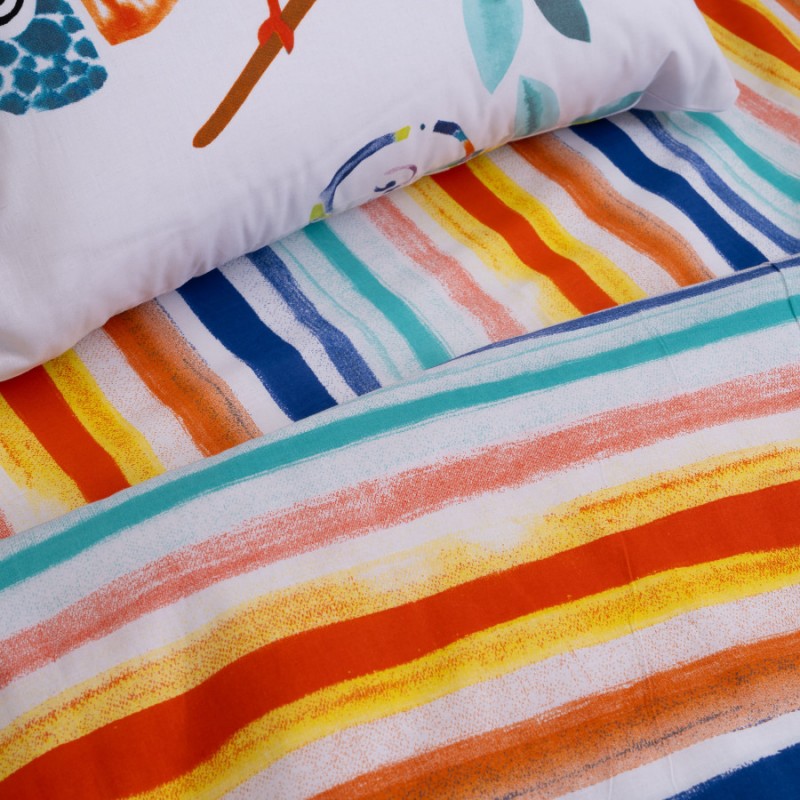 Набір дитячий Вилюта: Комплект постільної білизни ранфорс 22179 + ковдра + подушка