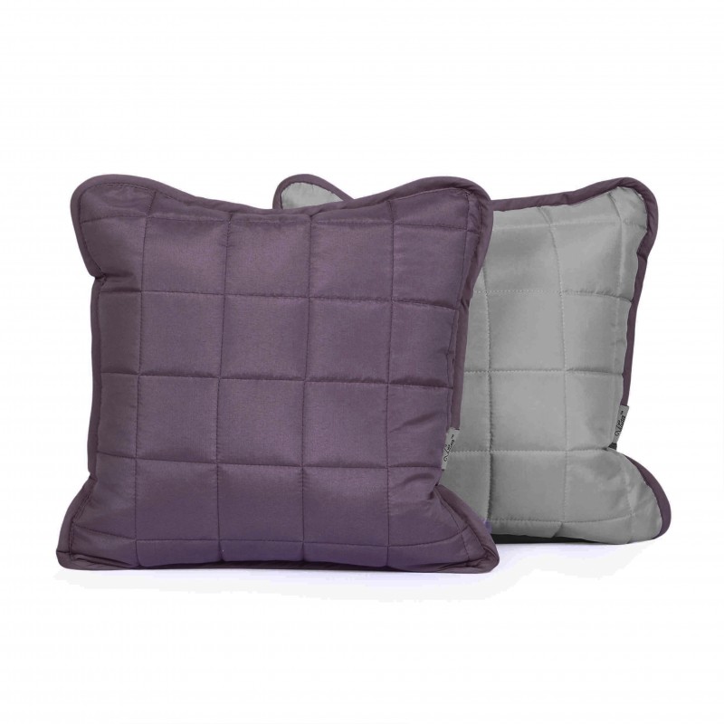 Подушка декоративна 40х40 Дует Димчастий Аметист