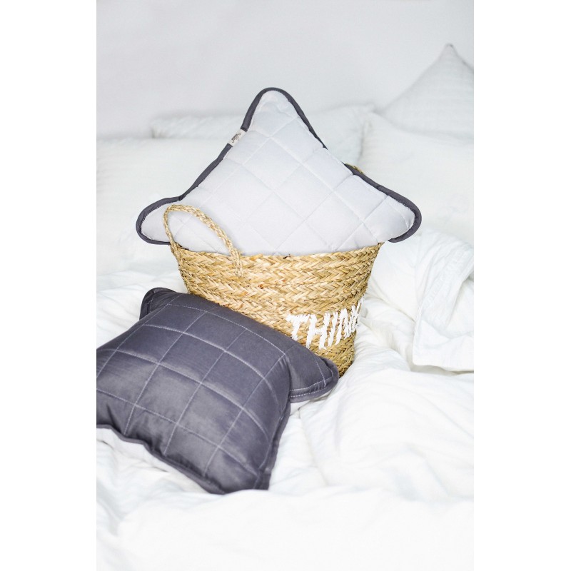 Подушка декоративна Вилюта Дует Графіт 40х40