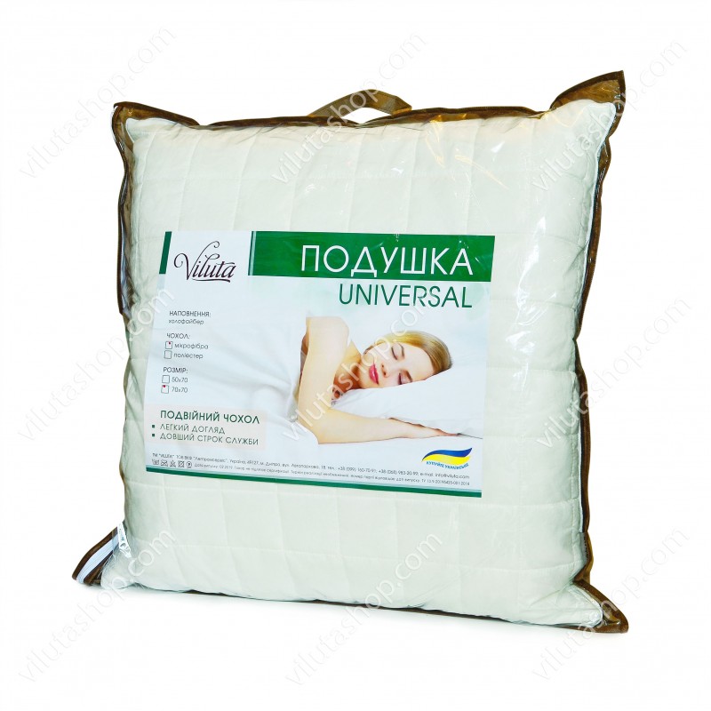 Подушка силіконова касетна Вилюта Universal 70х70