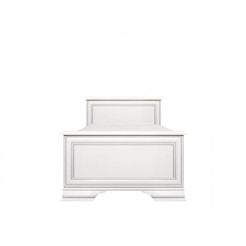 Ліжко (каркас) Кентуки LOZ90 N БРВ односпальне Білий альпійський