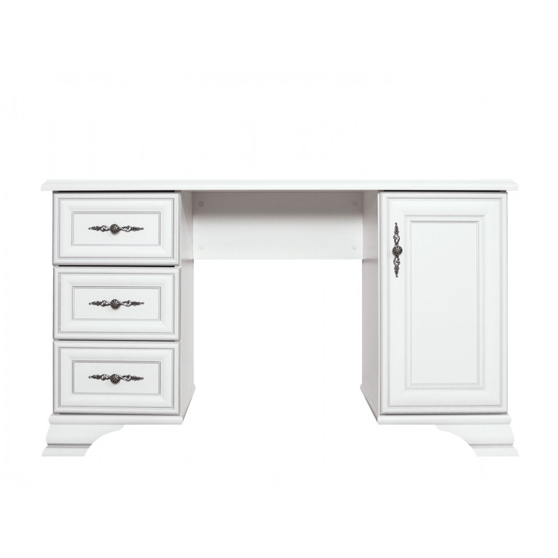 Стіл туалетний Кентукі TOL N ВМК-Україна 1-дверний з 3 шухлядами Білий альпійський