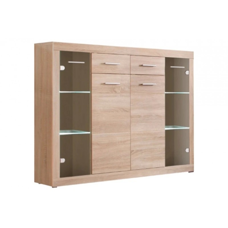 Комод Елія ВМК-Україна 2-дверний з 2 шухлядами Дуб сонома/дуб сонома