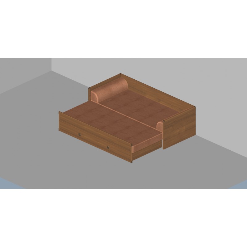 Ліжко розсувне JLOZ80/160 Індіана шуттер ВМК-Україна